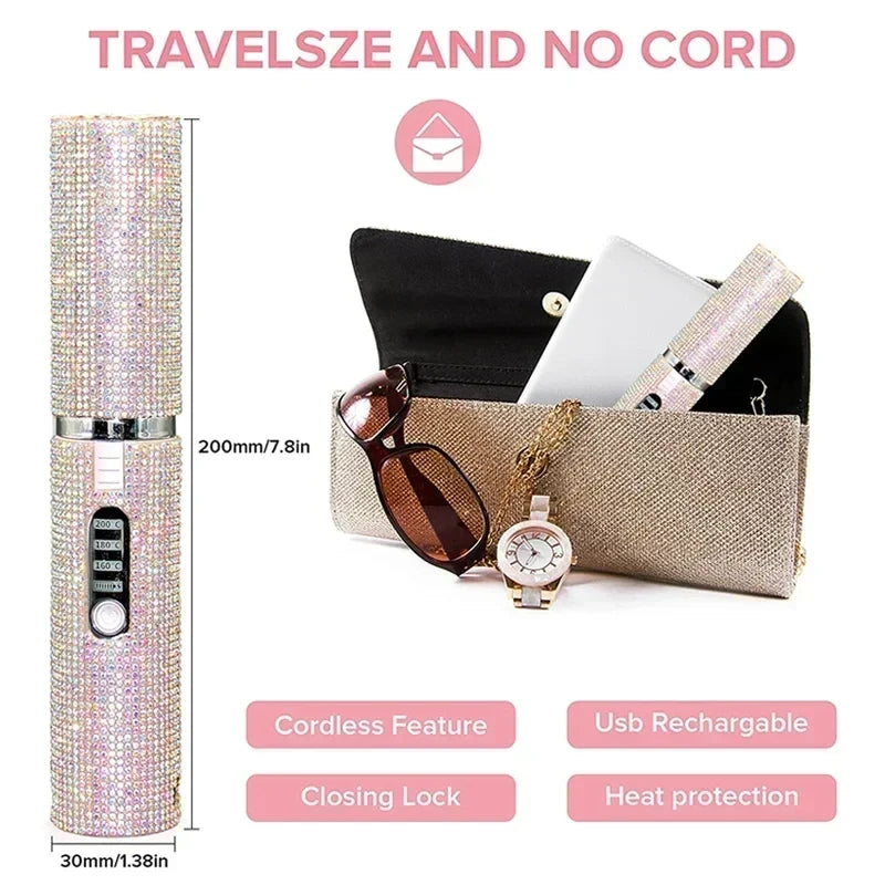 Wireless Hair Straightener Curler